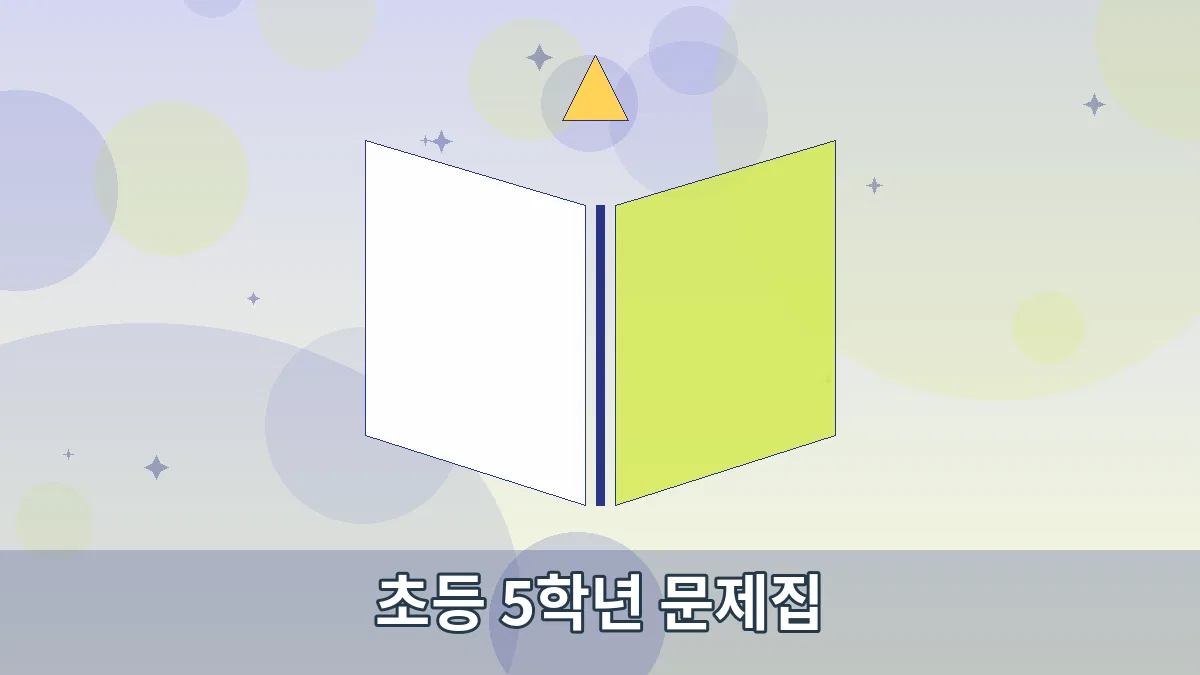 초등 5학년 문제집 안내 이미지 1